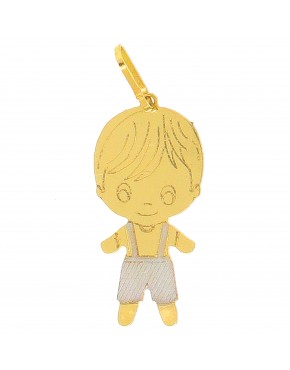 Pingente menino a laser - 0031023